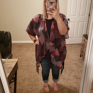 Lularoe Large Monroe Kimono